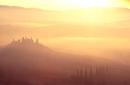 San Quirico d'Orcia dawn, Italy